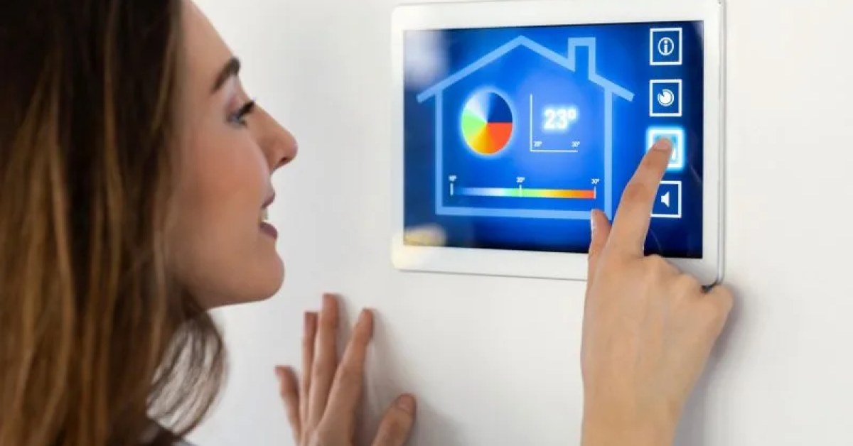 Home automation controls and connected devices in a residence